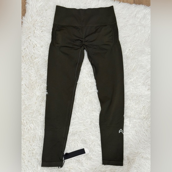 NWT ONER ACTIVE Effortless Seamless Leggings Khaki Size M - Picture 4 of 8